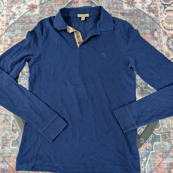 Burberry Blue Long Sleeve Shirt - Picture 8 of 10